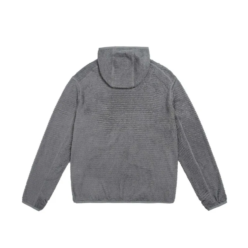 Unisex kuscheliger Kapuzen-Fleecepullover mit Brust-Reißverschlusstasche und elastischem Saum Nord Taschen