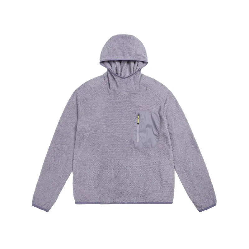 Unisex kuscheliger Kapuzen-Fleecepullover mit Brust-Reißverschlusstasche und elastischem Saum Nord Taschen