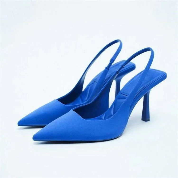 Damen Slingback-Pumps mit spitzem Zehenbereich und elegantem Absatz