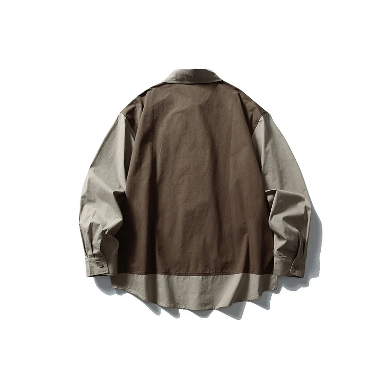 Herren Layering‑Hemd mit integrierter Utility‑Weste und Pattentaschen Nord Taschen