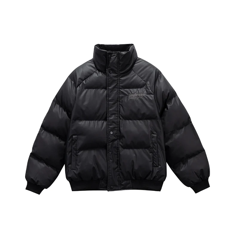 Damen Oversize gesteppte Steppjacke mit hohem Stehkragen und Rippbündchen Nord Taschen