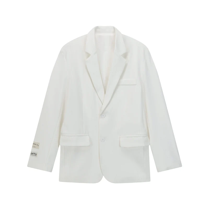Damen Oversize Blazer mit Reverskragen, Zweiknopfleiste und Pattentaschen Nord Taschen