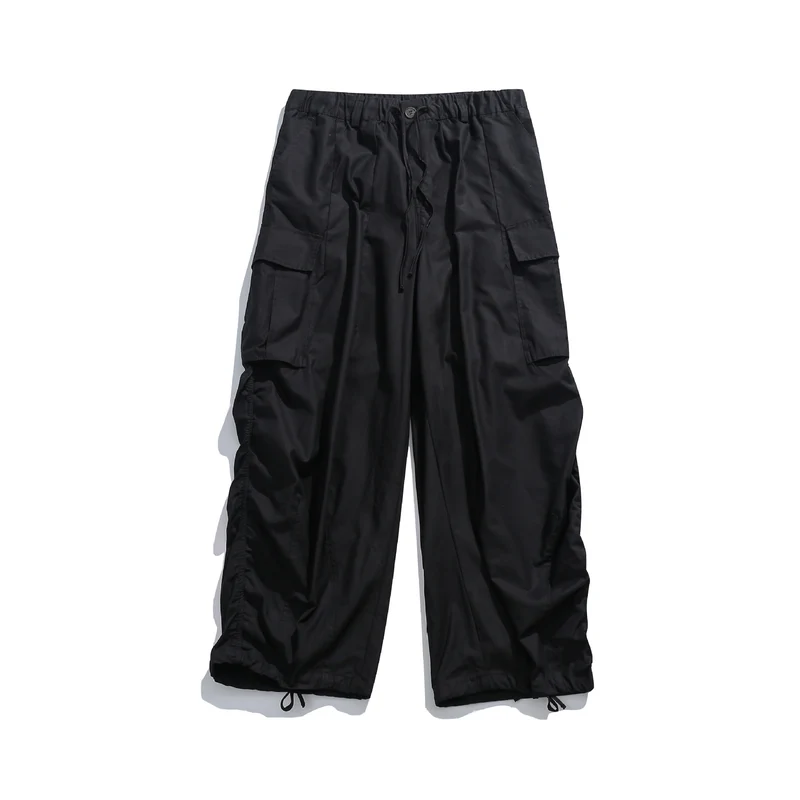 Damen Weite Cargo‑Culotte mit elastischem Tunnelzugbund und Saumkordel Nord Taschen