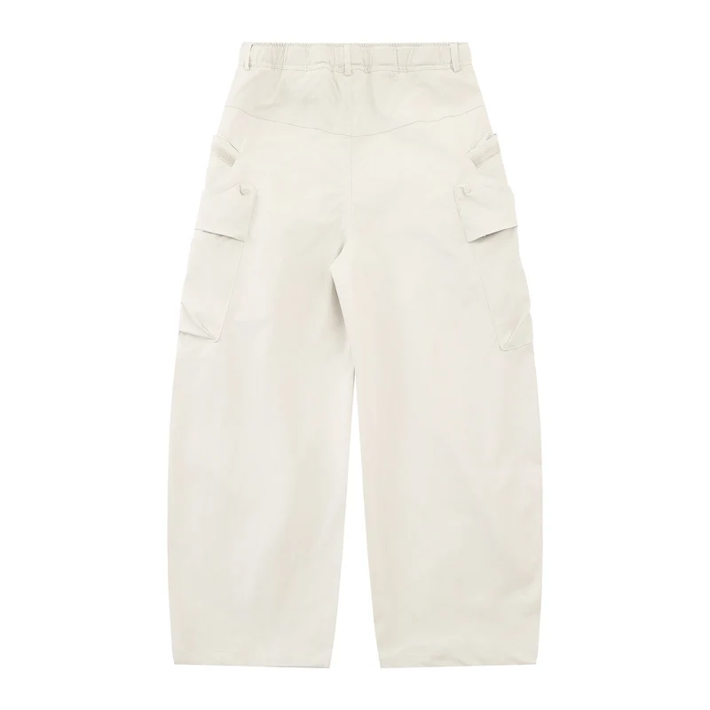 Damen Weite Cargo‑Culotte mit aufgesetzten Taschen und integriertem Webbing‑Gürtel Nord Taschen
