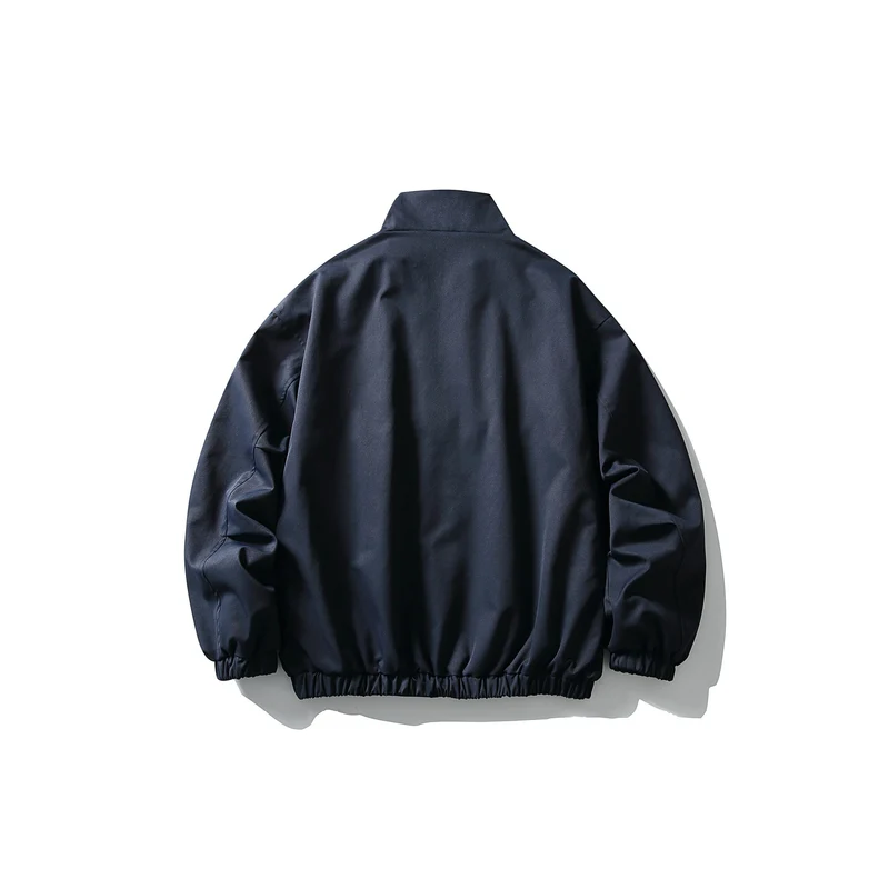 Herren Tech-Bomberjacke im Workwear-Stil mit hohem Stehkragen und elastischem Saum Nord Taschen