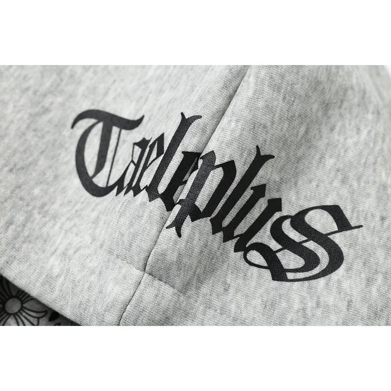 Unisex Kapuzenpullover im Urban‑Gothic‑Print mit geripptem Saum Nord Taschen