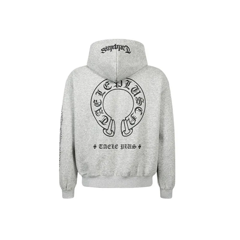 Unisex Kapuzenpullover im Urban‑Gothic‑Print mit geripptem Saum Nord Taschen
