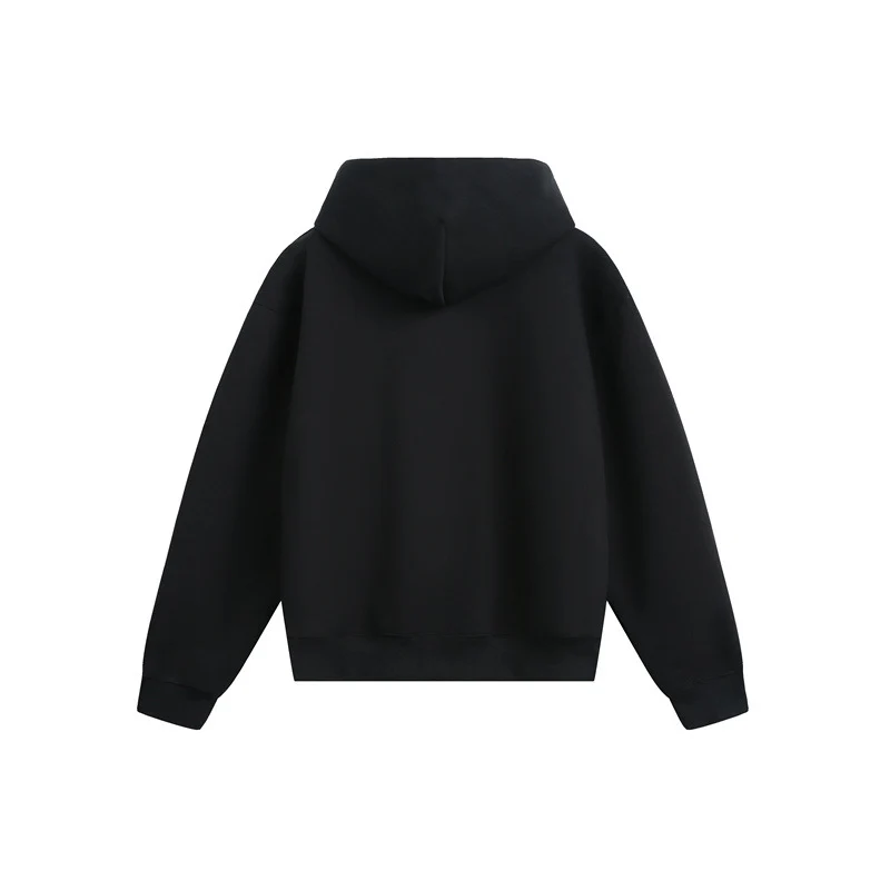 Unisex Kapuzenpullover im Oversize-Schnitt mit verschwommenem Figur-Grafikprint Nord Taschen