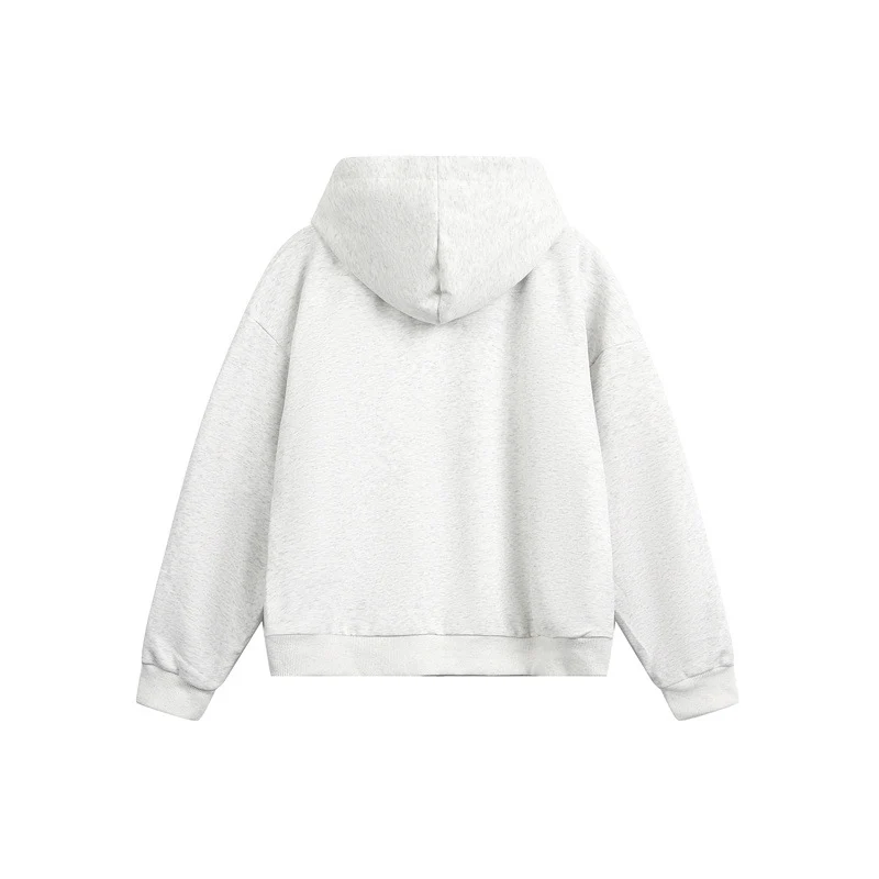 Unisex Kapuzen‑Sweatjacke mit Zweiwege‑Reißverschluss und kariertem Kapuzenfutter Nord Taschen