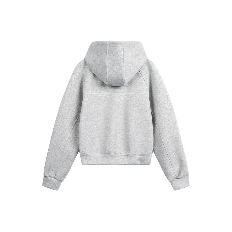 Unisex Kapuzen-Sweatjacke mit Zwei-Wege-Reißverschluss und Boxy-Schnitt Nord Taschen