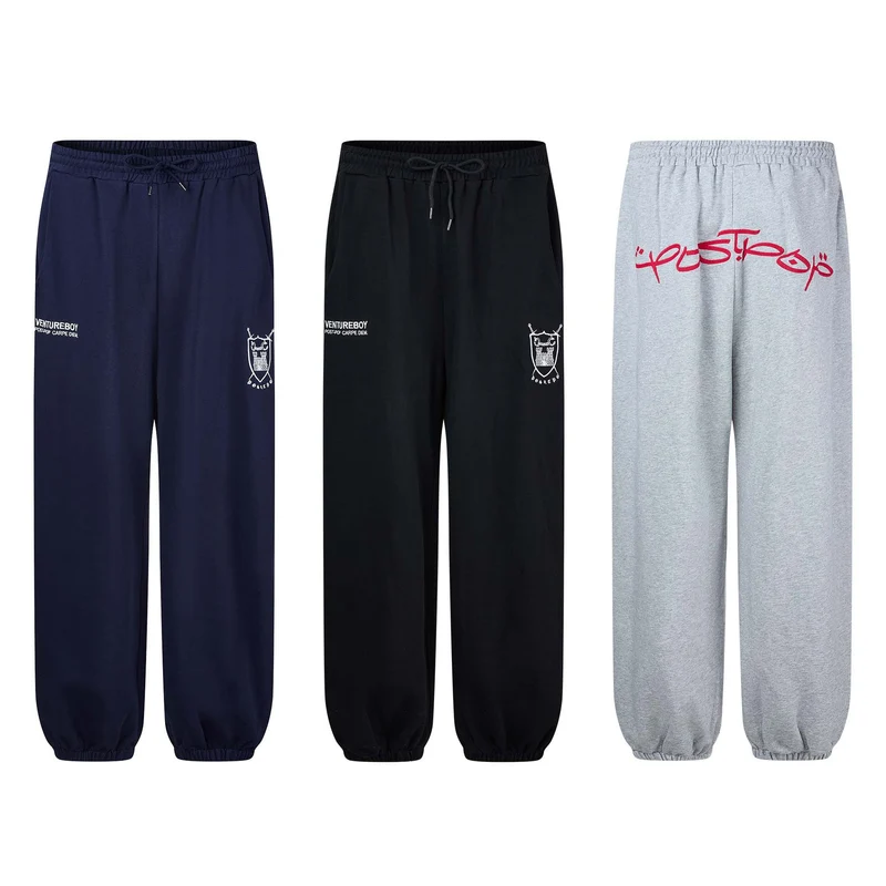 Damen Lounge-Jogginghose mit elastischem Bund, Kordelzug und gerafften Beinabschlüssen Nord Taschen