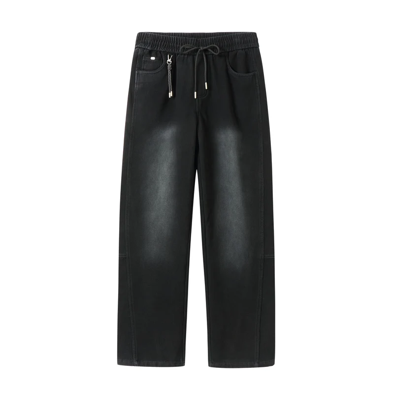 Damen Locker geschnittene Sweathose mit elastischem Bund und Kordelzug Nord Taschen