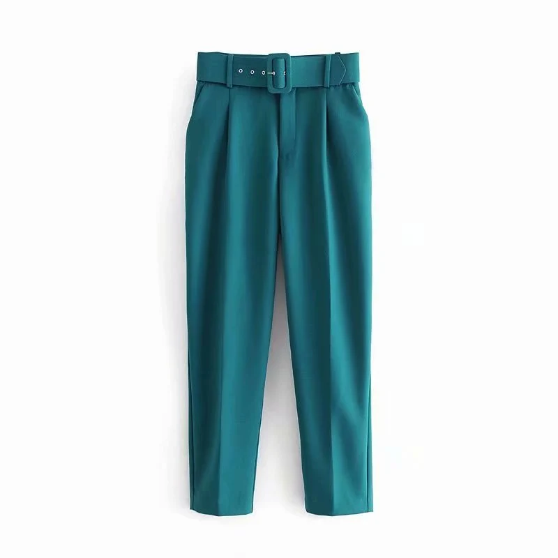 Damen Taillierter Blazer ohne Revers mit offener Front und Paspeltaschen Nord Taschen