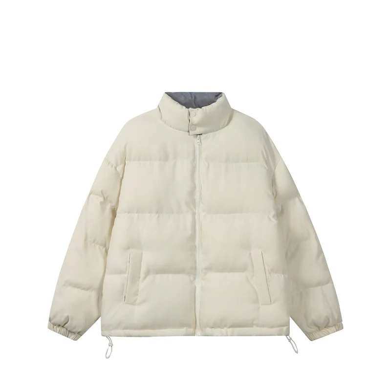 Damen Wattierte Boxy-Steppjacke mit hohem Stehkragen Nord Taschen