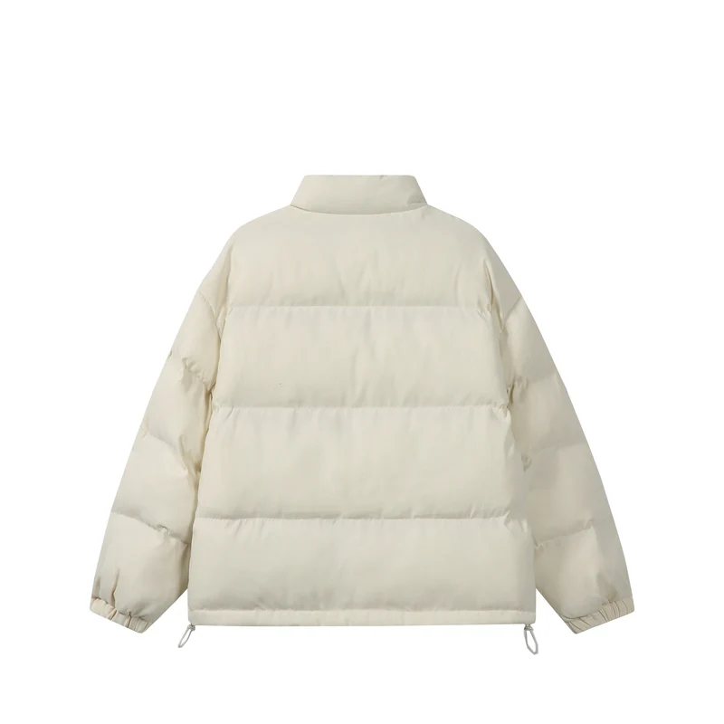 Damen Wattierte Boxy-Steppjacke mit hohem Stehkragen Nord Taschen