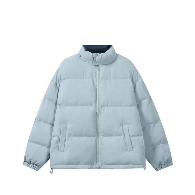 Damen Wattierte Boxy-Steppjacke mit hohem Stehkragen Nord Taschen