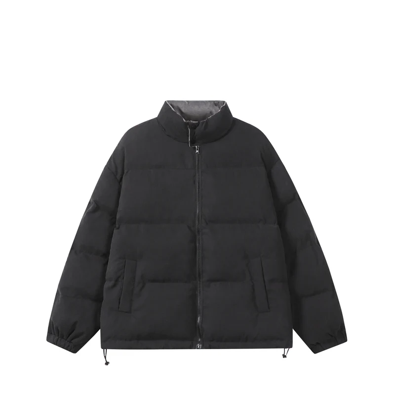 Damen Wattierte Boxy-Steppjacke mit hohem Stehkragen Nord Taschen