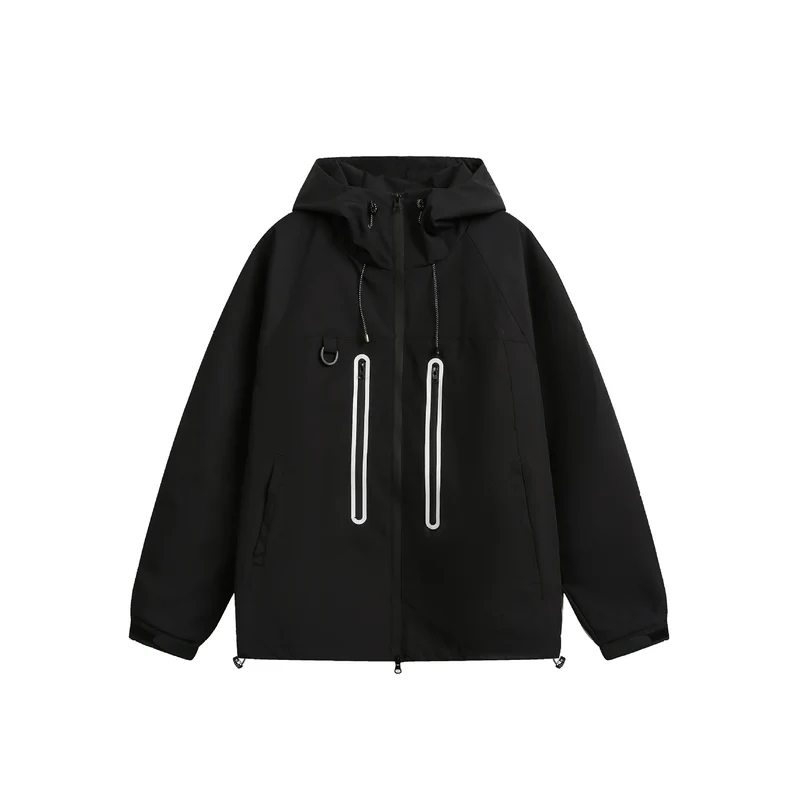 Damen Wasserdichte Parka-Jacke mit Kapuze und versiegelten Reißverschlüssen Nord Taschen