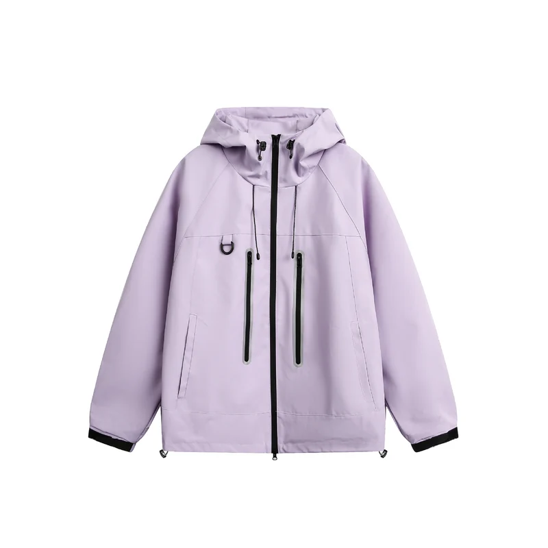 Damen Wasserdichte Parka-Jacke mit Kapuze und versiegelten Reißverschlüssen Nord Taschen