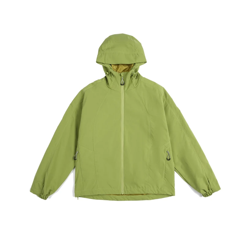 Damen leichte Windjacke mit Kapuze, verstellbarem Saum und wasserabweisender Funktion Nord Taschen