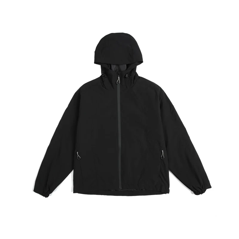 Damen leichte Windjacke mit Kapuze, verstellbarem Saum und wasserabweisender Funktion Nord Taschen