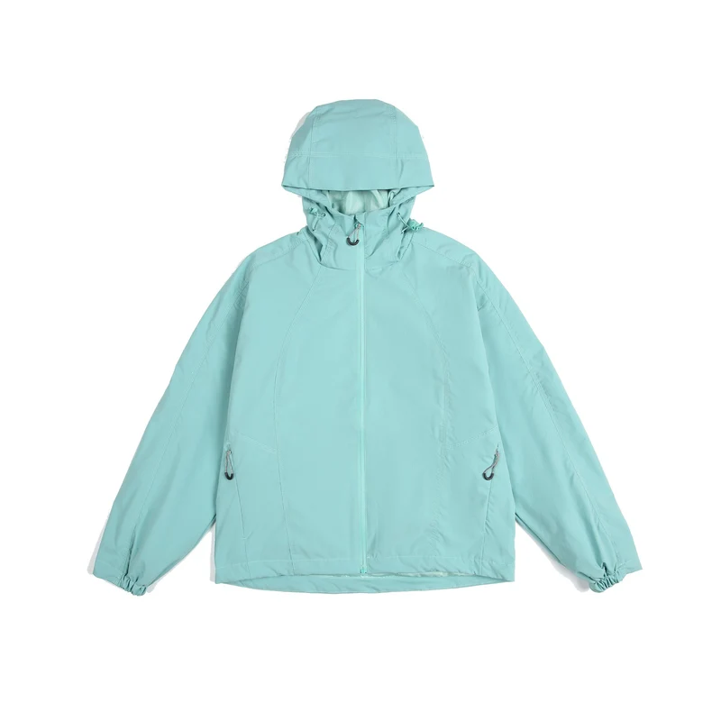 Damen leichte Windjacke mit Kapuze, verstellbarem Saum und wasserabweisender Funktion Nord Taschen