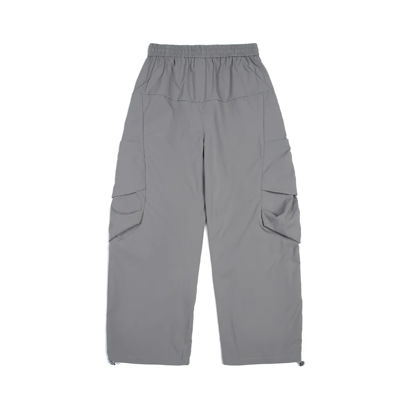 Herren Funktionale Cargo‑Hose im Tech‑Nylon mit elastischem Bund und Kordelzug Nord Taschen