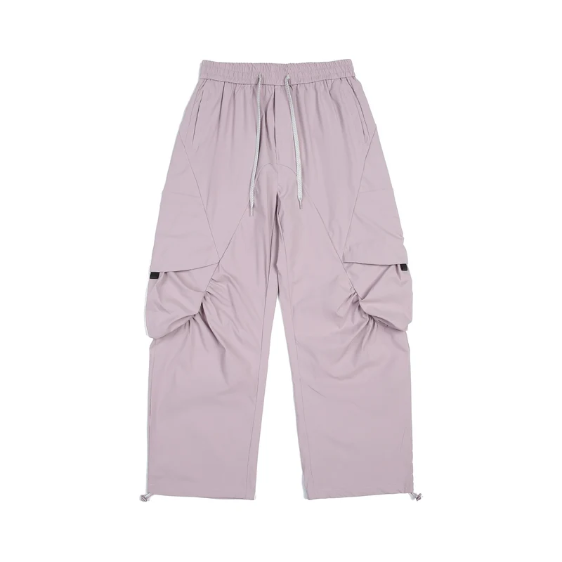 Herren Funktionale Cargo‑Hose im Tech‑Nylon mit elastischem Bund und Kordelzug Nord Taschen