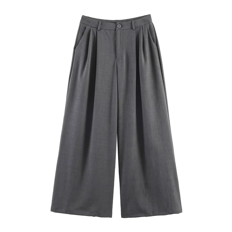 Damen Asymmetrischer Cropped-Blazer mit schräger Saumlinie und Reverskragen Nord Taschen