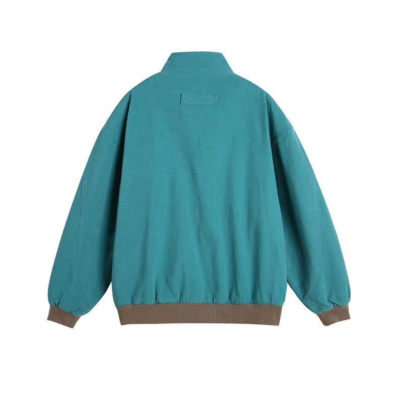 Damen Kurzblouson mit Stehkragen, Rippbündchen und Ansteck‑Pins Nord Taschen