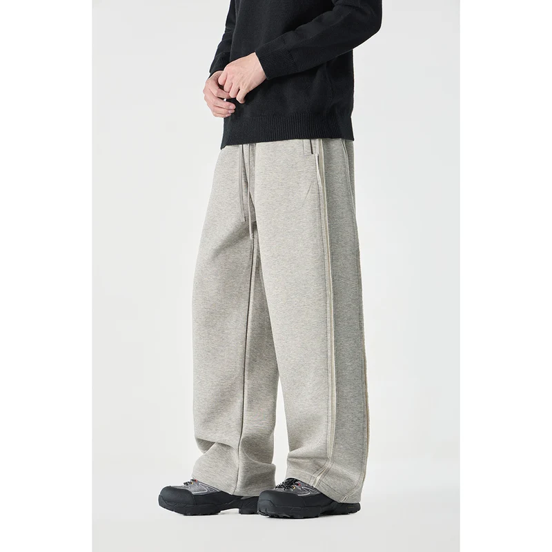 Damen Relaxed-Fit Culotte-Sweathose mit hohem Gummibund und Kontrastpaspel Nord Taschen