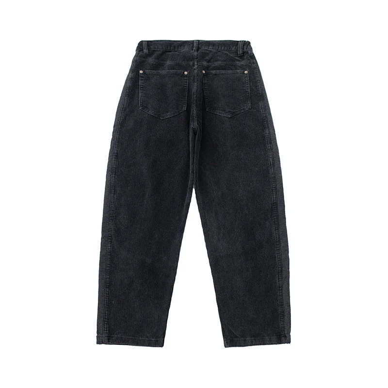 Herren Cordhose im Relaxed-Fit mit elastischem Tunnelzugbund und Used-Details Nord Taschen