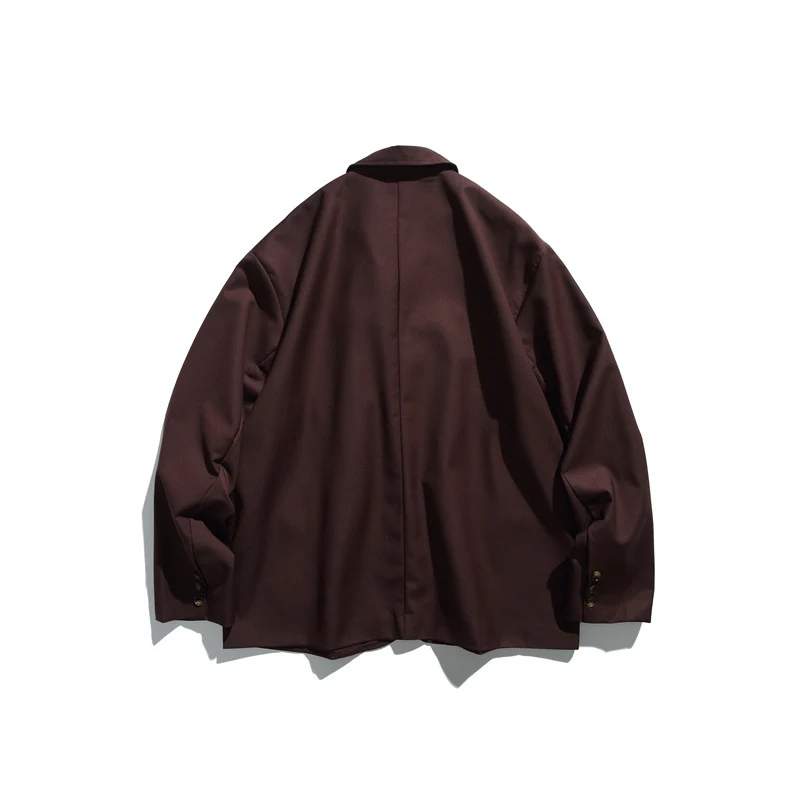 Herren Oversize Sakko aus fallendem Twill mit aufgesetzten Pattentaschen Nord Taschen