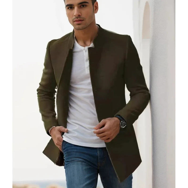 Herren elegante Freizeitjacke