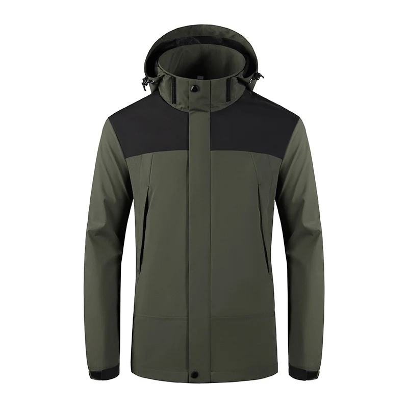 Herren Wind- und Wasserabweisende Softshelljacke mit Kapuze und verdecktem Reißverschluss Nord Taschen