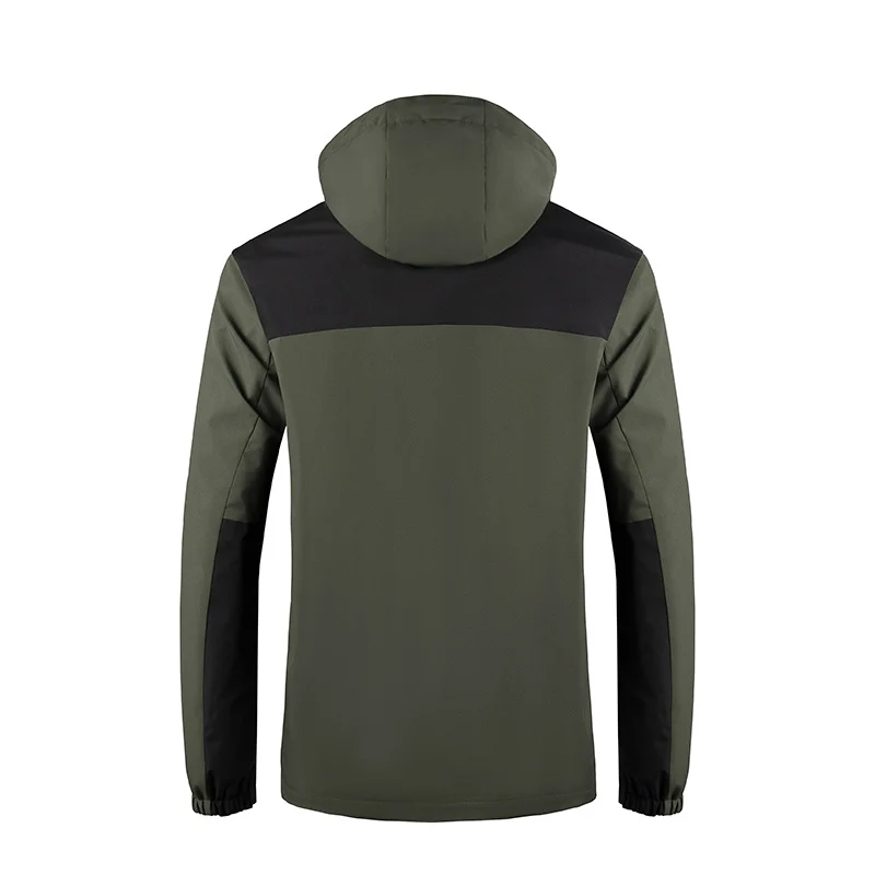 Herren Wind- und Wasserabweisende Softshelljacke mit Kapuze und verdecktem Reißverschluss Nord Taschen
