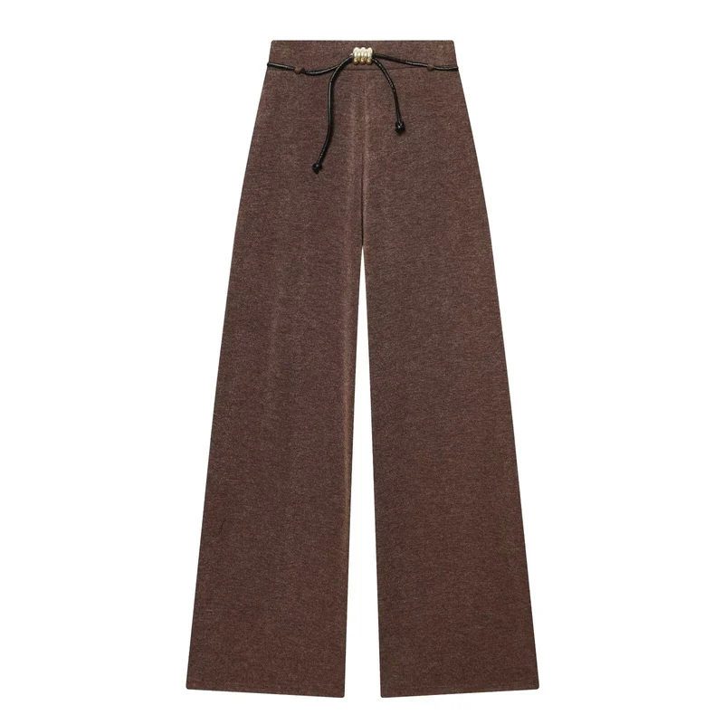 Damen Schulterfreier Feinstrick-Longsleeve mit drapiertem Wasserfallkragen Nord Taschen