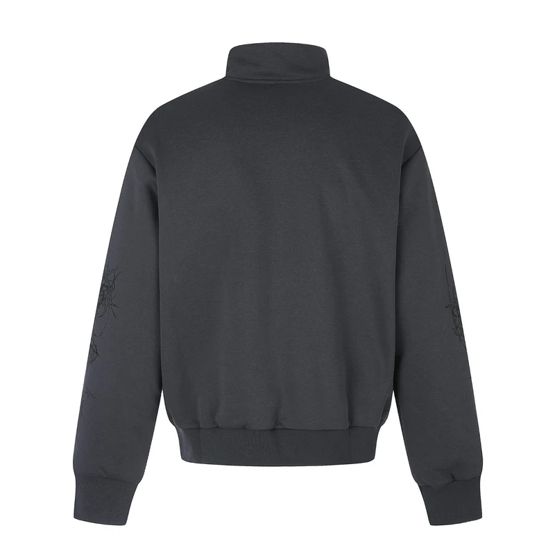Damen Oversize-Sweatjacke mit Stehkragen und Leoparden-Print Nord Taschen