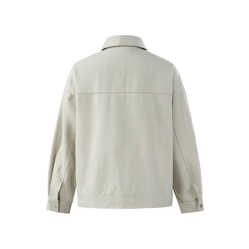 Herren Oversize Canvas-Jacke mit markanten Metallhakenverschlüssen Nord Taschen