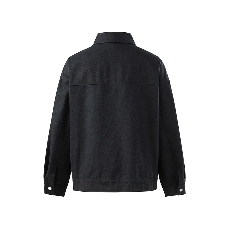 Herren Oversize Canvas-Jacke mit markanten Metallhakenverschlüssen Nord Taschen