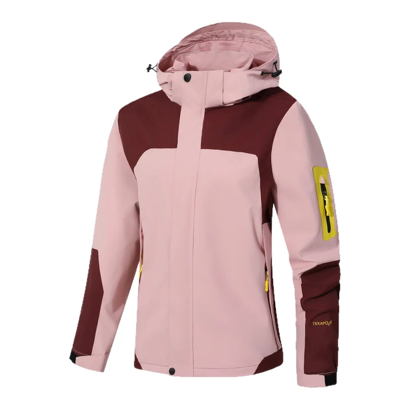 Herren Wasserdichte Softshell-Outdoorjacke mit Kapuze, Ärmel-Reißverschlusstasche und winddichter Membran Nord Taschen