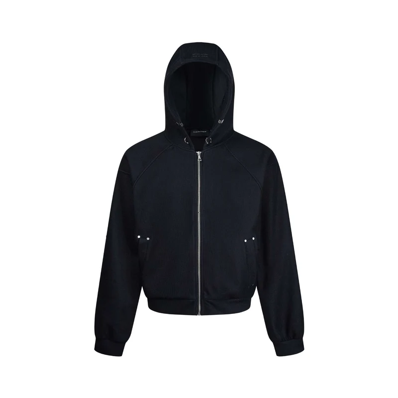 Damen Kapuzen-Sweatjacke mit Reißverschluss und Raglanärmeln Nord Taschen
