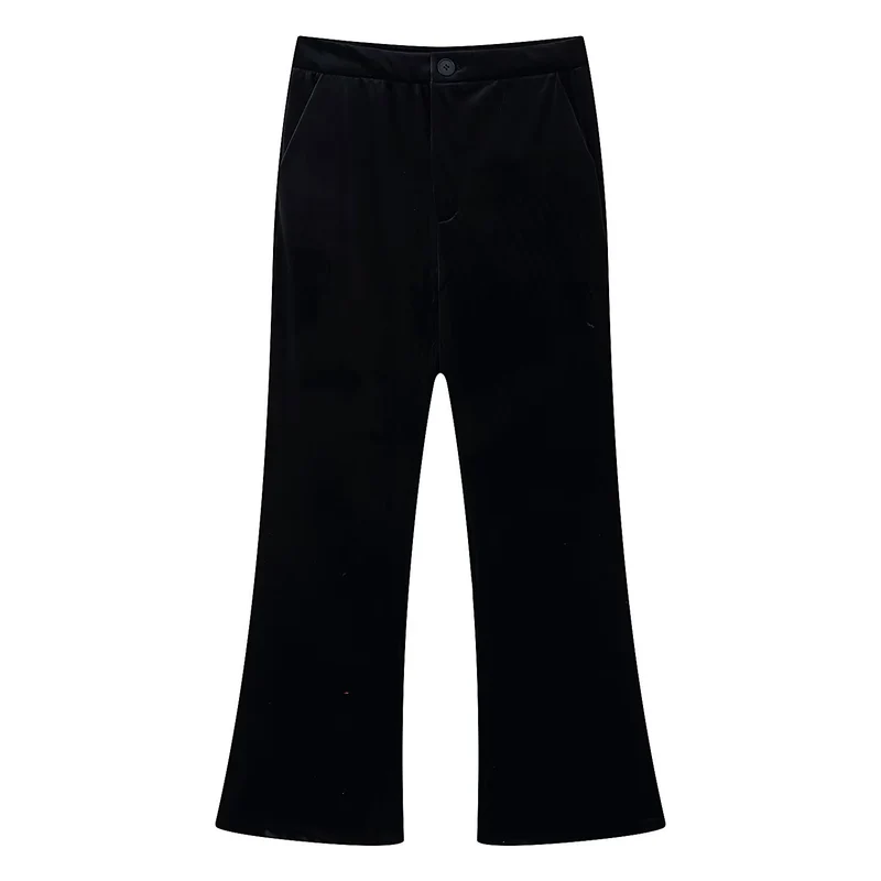 Damen Samt-Blazer mit Satin-Revers und taillierten Abnähern Nord Taschen