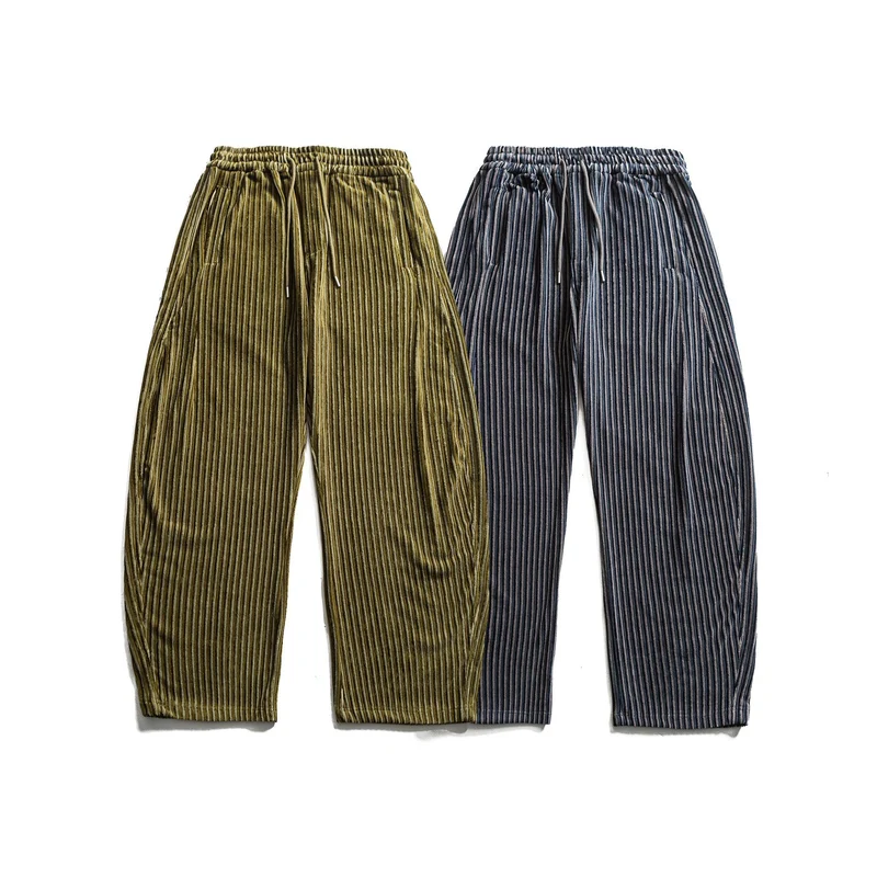 Damen Weite Plissee-Hose mit elastischem Bund und Tunnelzug Nord Taschen