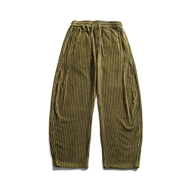Damen Weite Plissee-Hose mit elastischem Bund und Tunnelzug Nord Taschen