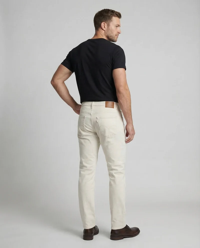Herren Chinohose Baumwolle Gerade