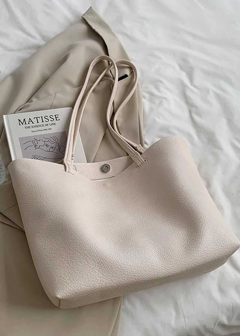 Geräumige Damen Schultertasche Aus Weichem Leder - Vittorelli