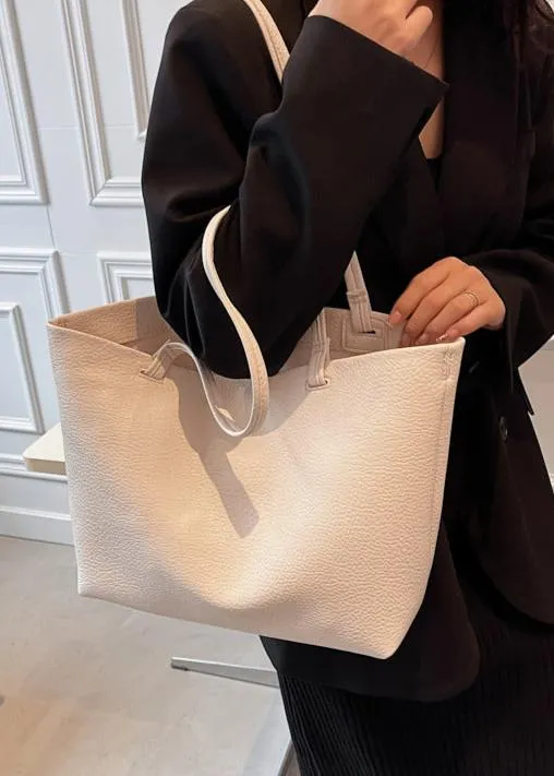 Geräumige Damen Schultertasche Aus Weichem Leder - Vittorelli