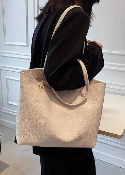 Geräumige Damen Schultertasche Aus Weichem Leder - Vittorelli