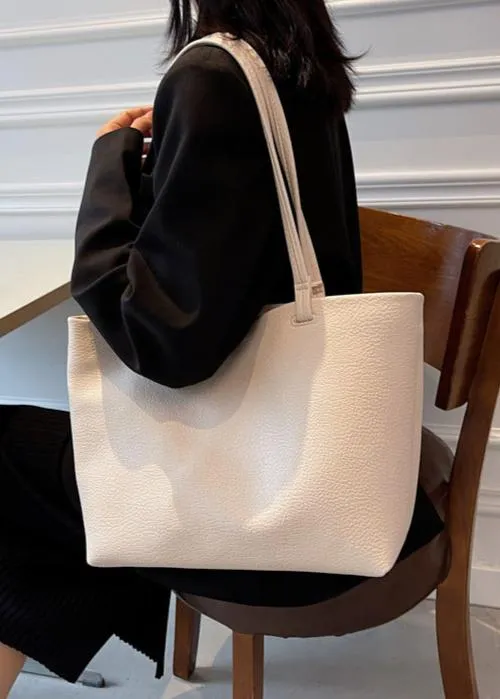 Geräumige Damen Schultertasche Aus Weichem Leder - Vittorelli